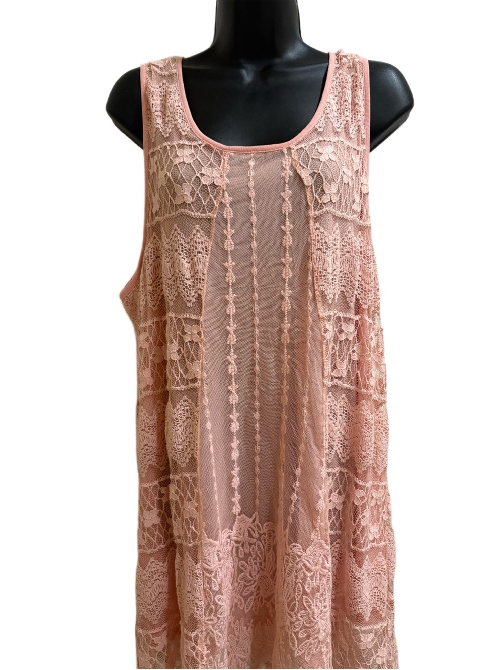Women's Pink Lace western Style Dress⭐️NWT⭐️